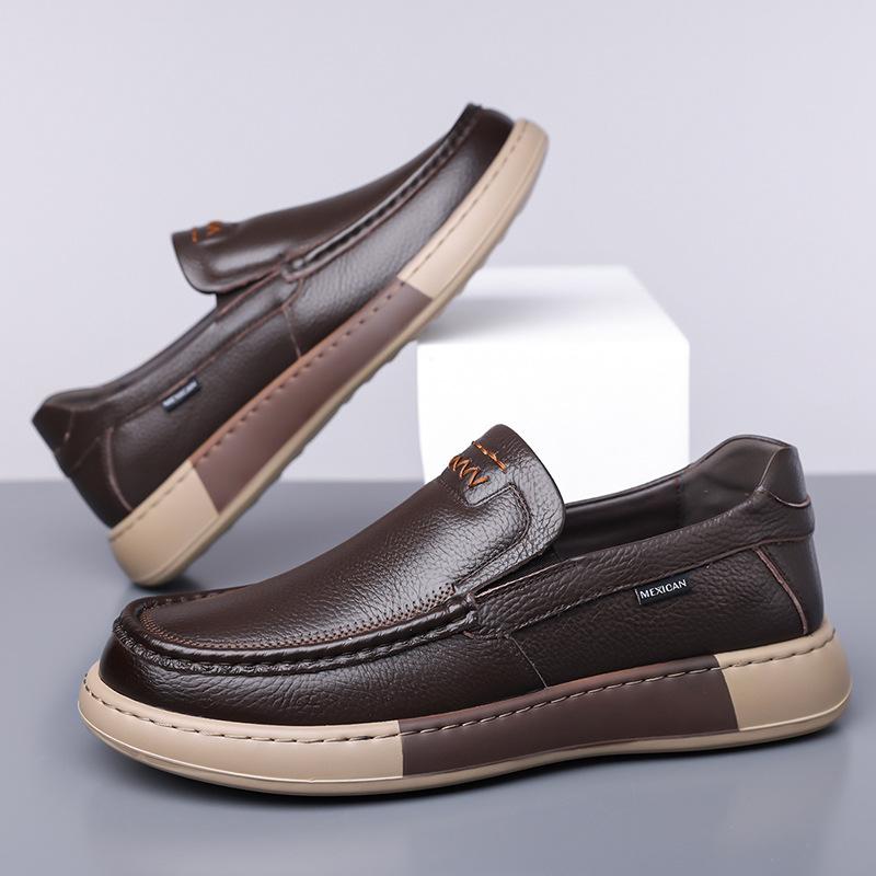Neue Designer-Loafer mit weicher Sohle für Herren Mode Freizeit Rindsleder Schuhe Herren Große Größen Frühling Herbst Große Größen Autofahrerschuhe Mann
