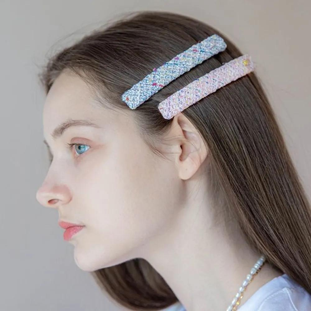 Candy Tweed Hairpin JP-22-086AB cream