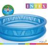 Piscine gonflable ronde Soft Side Pool pour enfant et famille - INTEX - 188x46cm - Capacité 666L - Bleu