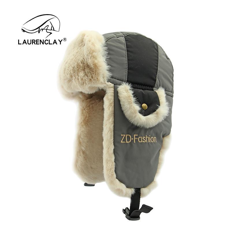 Hut Herren Winter warm Fleece verdickt Outdoor winddicht und kalt Pilotenmütze warme Mütze Damen