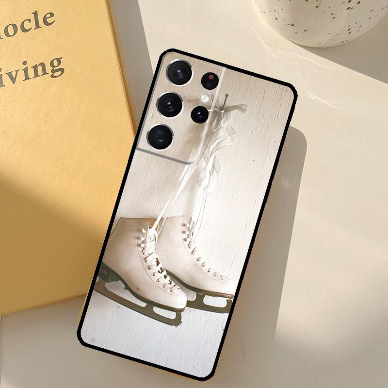 Ice Skating Phone Case For Samsung Galaxy S25 Ultra S20 S21 S22 S23 S24 Plus S9 S10 S25 FE Cover Shell