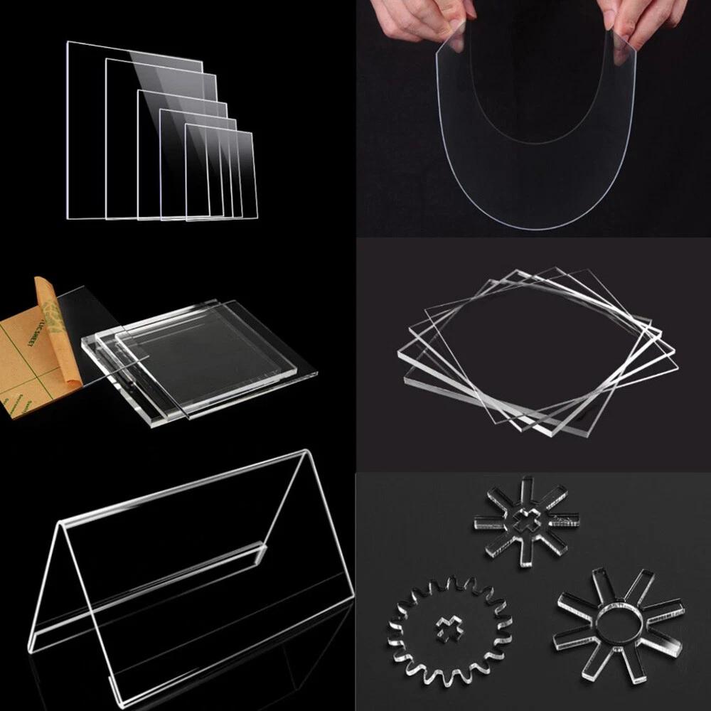 Breite 200~500mm PC-Platte Transparente Kunststoffplatte Dicke 1.5mm/2mm/3mm/4mm/5mm Polycarbonatplatte Kundenspezifischer Service