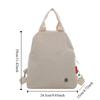 Korean Style Solid Color Shoulder Bag Small Pack Retro Backpack Sweet Sport Nylon Backpack  Lady