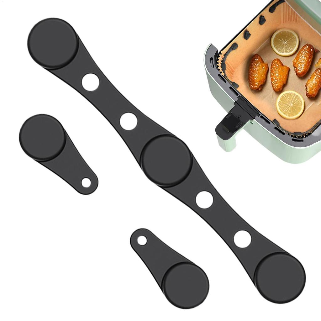 Silicone Air Fryer Liner Magnetic Buckle For Parchment Paper Air Fryer Magnetic universal foodgrade flexible Liner Fixing Buckle