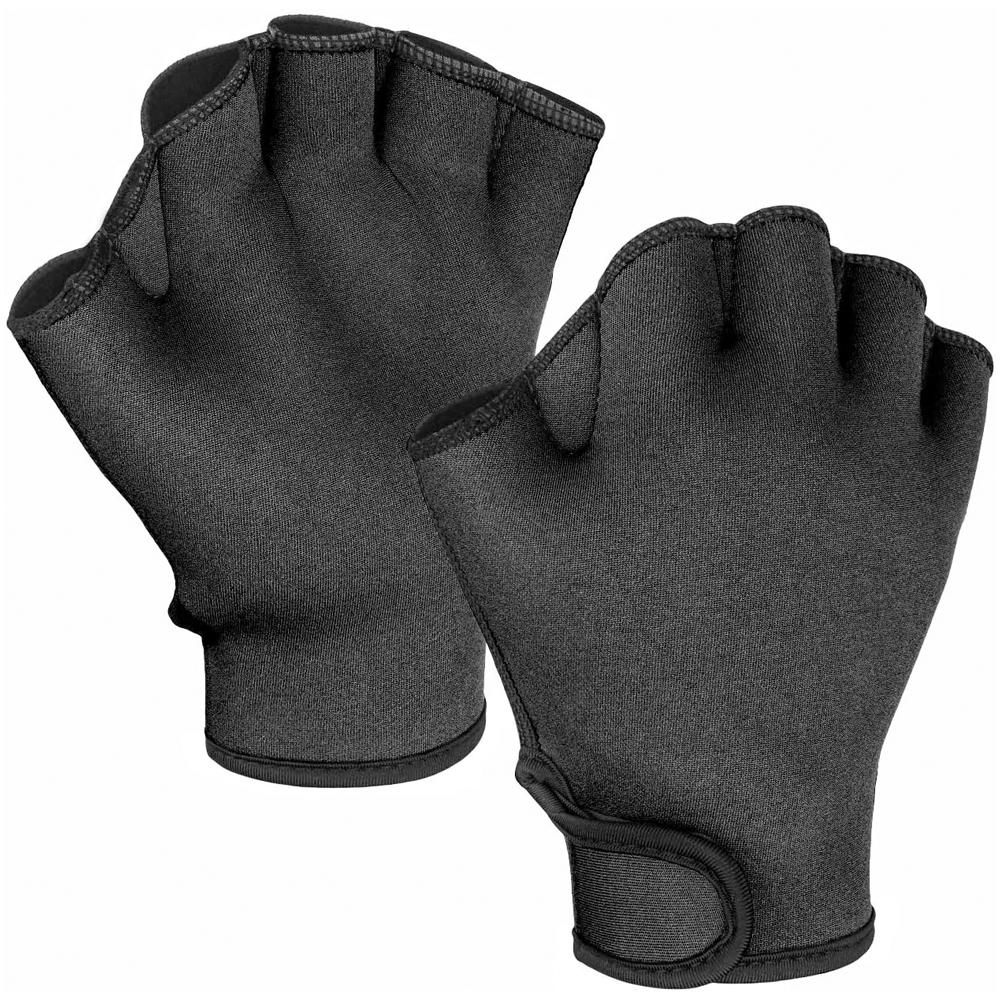 1 Pair Aquatic Gloves Webbed Swim Gloves for Men Women Adult Children Water Resistance Training