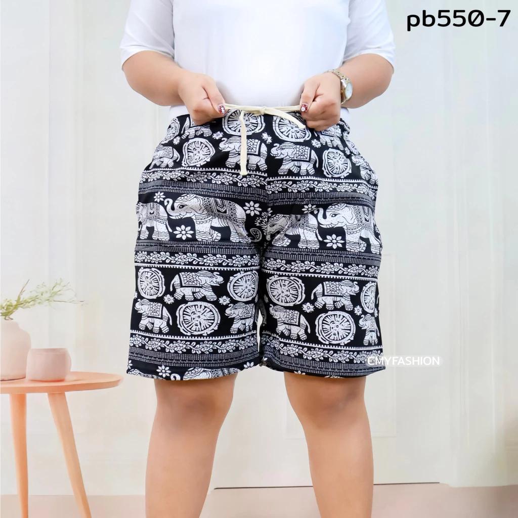 Słoniowe Spodnie Szorty Casual Regulowane Elastyczny Wysoki Pas Sznurek Pasek Duży Plus Size Kobiety Nadruk Streetwear Plaża Bohemian Retro Vintage Boho