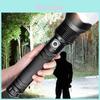 Rechargeable P50 Flashlight With 2000mah Battery Waterproof And Shockproof Aluminum Alloy Perfect For Emergency Use