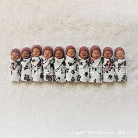 Baby Baby Ornament Ornament Resin Random Baby Personality Swaddle Baby Design Ornament