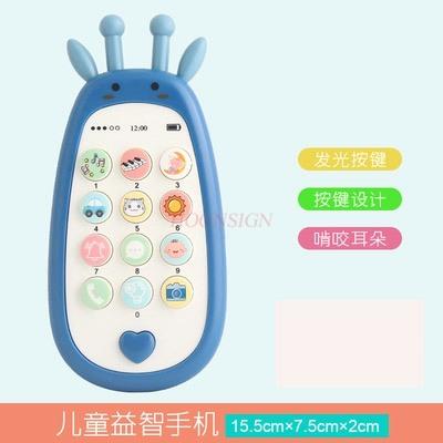 Educational Bilingual 0-2-Year-Old Girl Boy Baby Toy Music Mobile Phone Child Simulation Bite Phone Model Baby