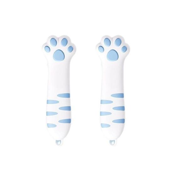 Cute Cat Paw Safety Knife Portable Letter Box Cutter Retractable for Carton Opener