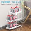 SPACEKEEPER Kitchen Slim 22cm Narrow Storage Cart with Multifunctional for Small and with Easy Suitable for Next to 3 White Cart, Dividers, Items,