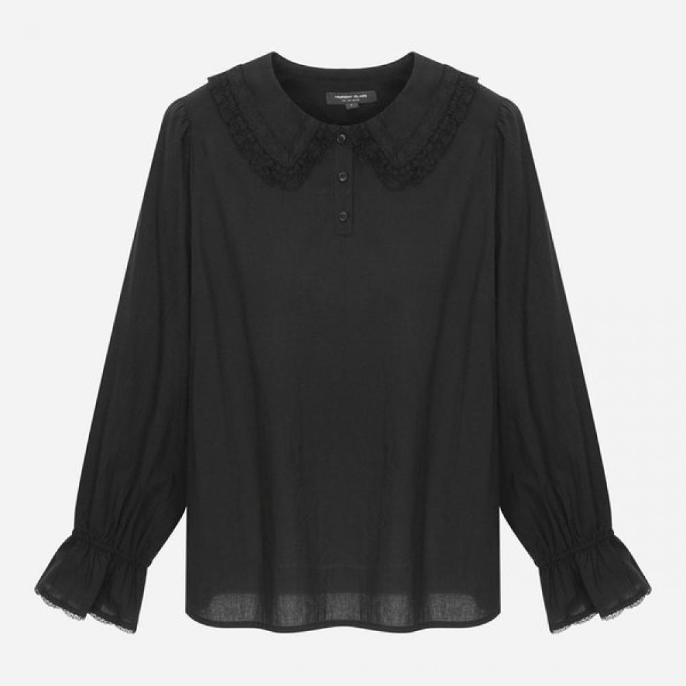 

Thursday Island Lace Mix Blouse T256mbl160w black (BK)/S