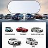 Car Titanium Silver Sun Visor Sunshade UV Protector Reflective Fabric Car Window Sunshade Front Rear Back Window Summer Protect