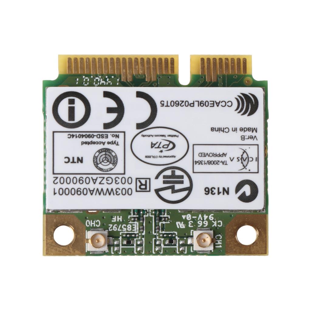 Atheros AR9287 AR5B97 WLAN Mini PCI-Express für Window XP/Win 7 8 10 32 64 Drahtlose WiFi-Netzwerkkarte