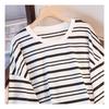 Navava Loose FiT Round Neck STripe Long Sleeve T shirT nT1942