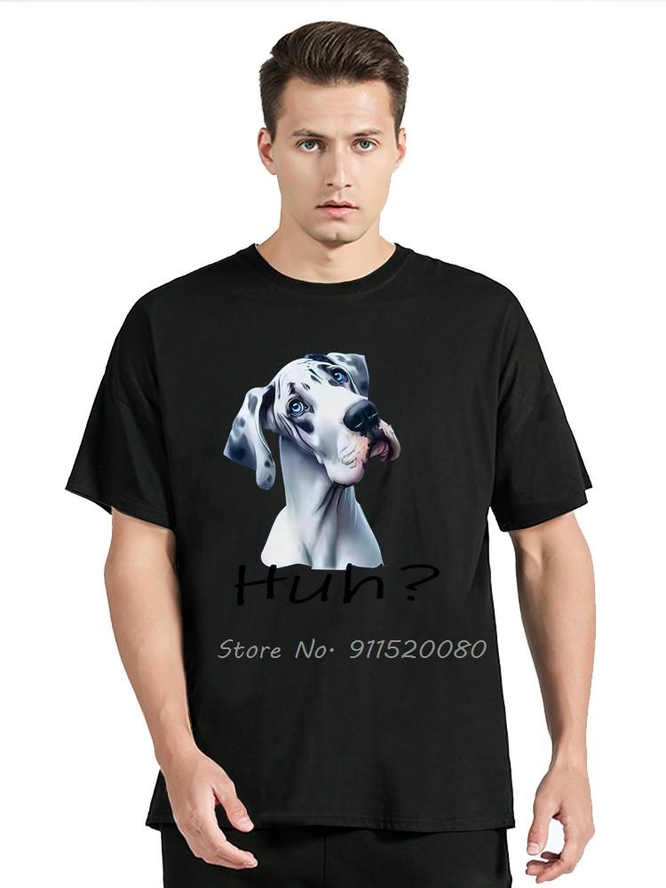 Amusing Great Dane Cotton Tshirt Hilarious Unisex Tops Tees Dog Lovers Funny Adorable And Comical Oversized Tshirt Unisex Clothing