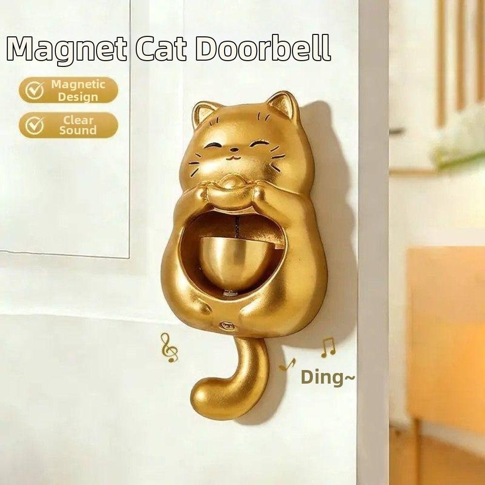 Good Luck Magnetic Doorbell Creative Entry Reminder Bell Shopkeepers Windbell  Living Room