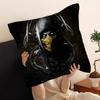 MMortal Kombat Pillow Cover for Bedroom Room and Living Room Sofa Decorative Cushion Cover