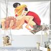 Personalized Girl's Tapestry Wall Hanging Kawaii Hippie Cartoon Art Bedroom Dormitory Curtain Home Decor
