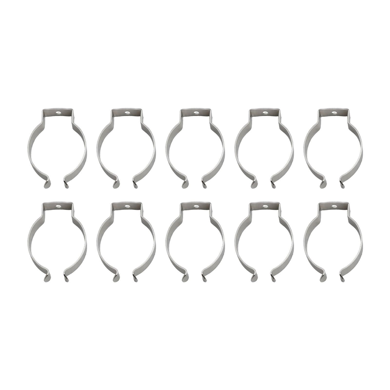 

Серебряный держатель для инструментов 10 шт. 6-28 мм ПРУЖИННЫЕ махровые зажимы 46MM