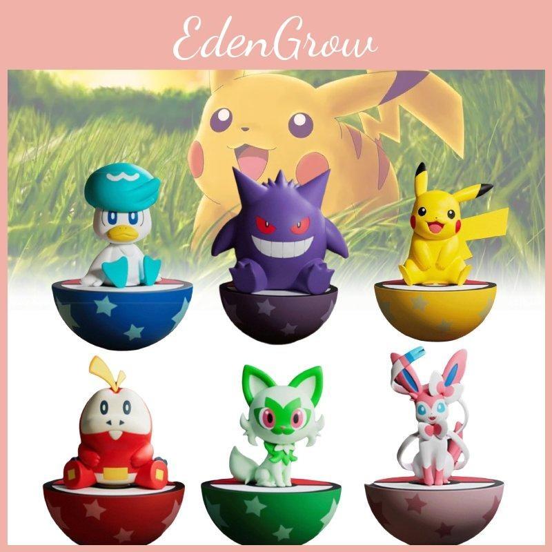 Sylveon Pikachu Gengar Sprigatito Quaxly Pvc Tumbler Toy Gifts Christmas