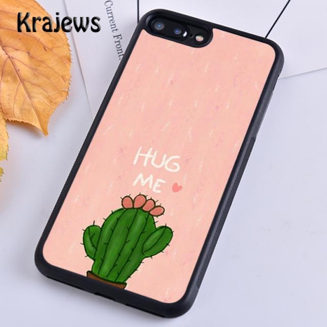 Krajews Hug Cactus Summer For iPhone 17 Air 16 Phone Case Cover 15 14 plus 12 13 pro max coque Shell Fundas