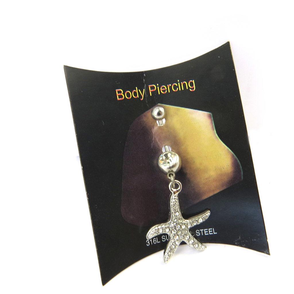 Les Trésors De Lily [M5619] - Body Piercing 'Star of the Seas' White