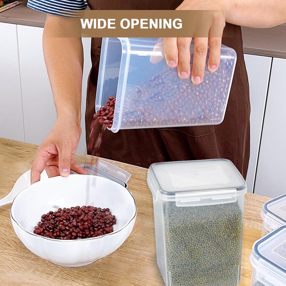 7PCS Food Storage Containers Kitchen Storage Container BPA Free PP Pantry Organization with Lid