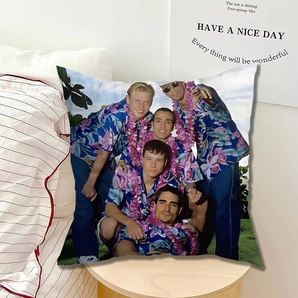 I Want It That Way BSB Pillow cases Organic Linen Pillow Case DoubleSided Print Cushion Cover for Sofa Home Decor Gift