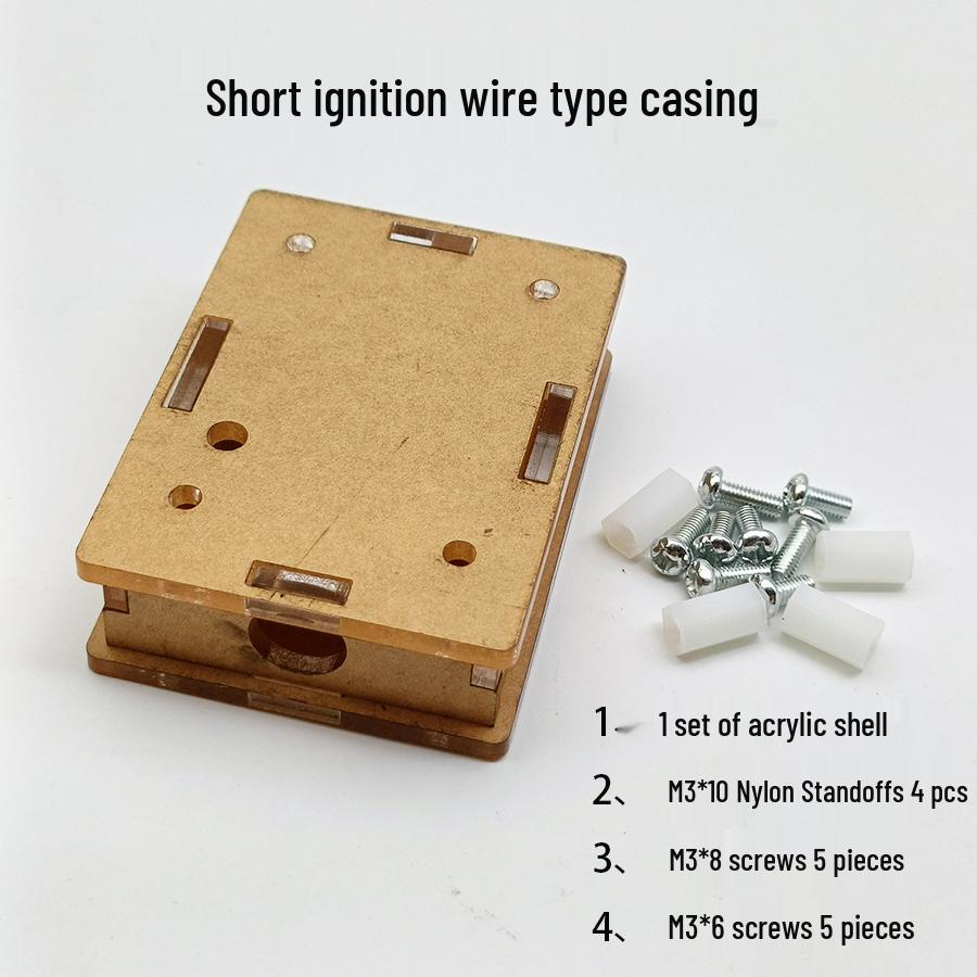 Rechargeable DIY Arc Lighter Kit - High-Voltage Ignition Module with Electronic Components
