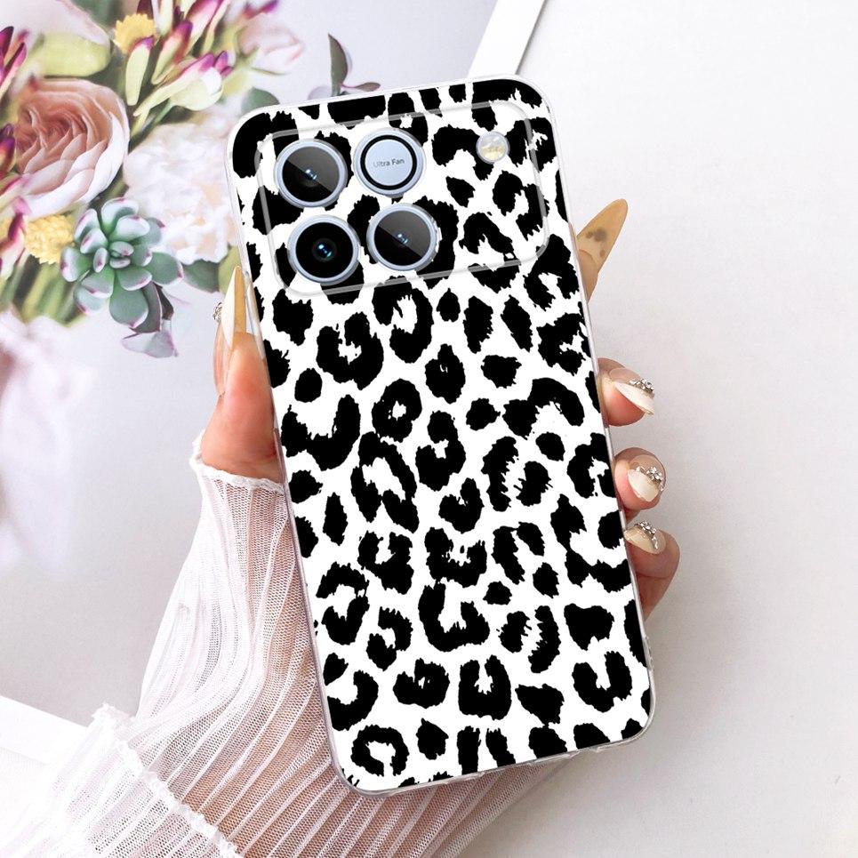 Bow Love Heart Pattern Cute Cat Phone Case For Honor Win 5G Casing Soft TPU Silicone Shockproof Back Cover Transparent Capa