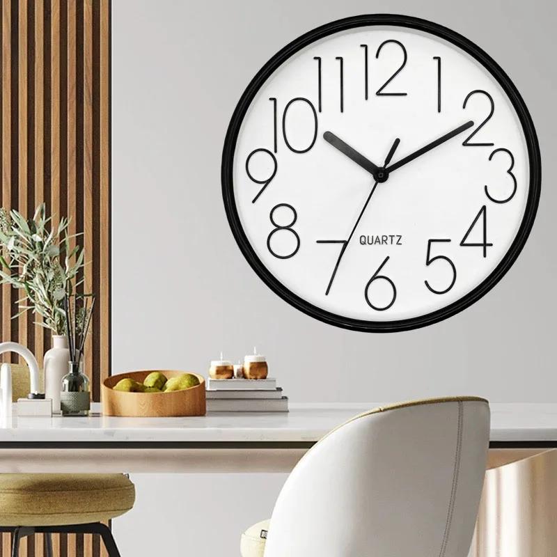 Modern Nordic Style Quiet Restaurant Clock Simple Atmosphere Fashion Creative Wall Clock Living Room Home Hanging Wall Clock