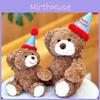 Adorable Teddy Bear Plush Toy With Birthday Hat Perfect Gift For Girls 35cm Height