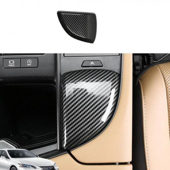 ABS Carbon look Console Gear Shift Panel Cover For Lexus ES250 300h 350 20-22