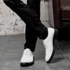 Men Genuine Leather Shoes Fashion Lace-Up Sneakers Real Leather Mens  Italian Designer Flats Luxury Business Shoes