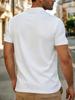 Men'S Outdoor Polo Shirt, Multi-Sizes Available, Creative Flag Print, Fashionable Casual Comfort, Men'S Top Suitable for Hiking And Outdoor Leisure,