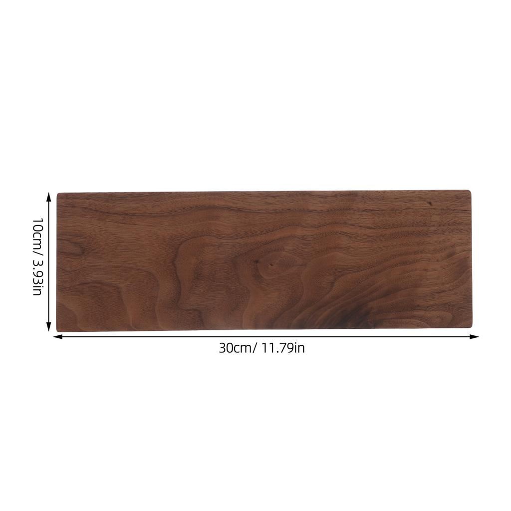 2Pcs Walnut Wood Boards Thick Unfinished Hardwood Panels for Crafting Engraving Cutting DIY Home Decor Projects