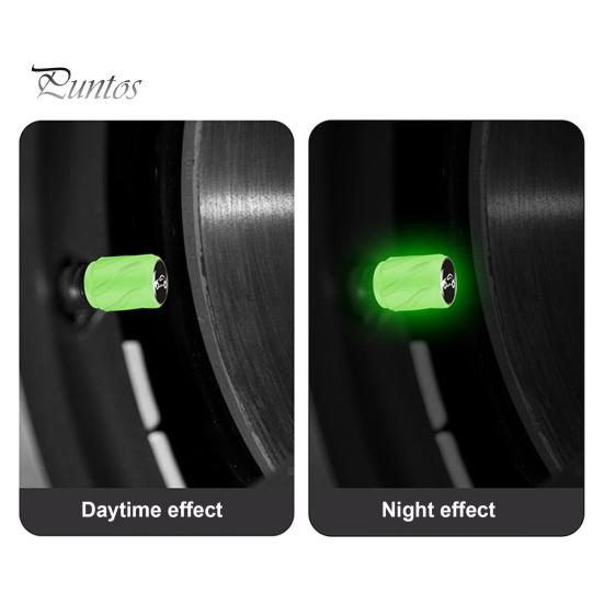 12 buc. Capace universale pentru supapa anvelopei pentru mașină, luminoase, Vizibilitate îmbunătățită, Instalare simplă, Capace universale pentru supape pentru anvelope, pentru exteriorul mașinii