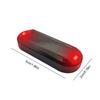 Dummy Car Warning Light,Solar Powered Fake LED Flashing Car Alarm To Prevent Theft |