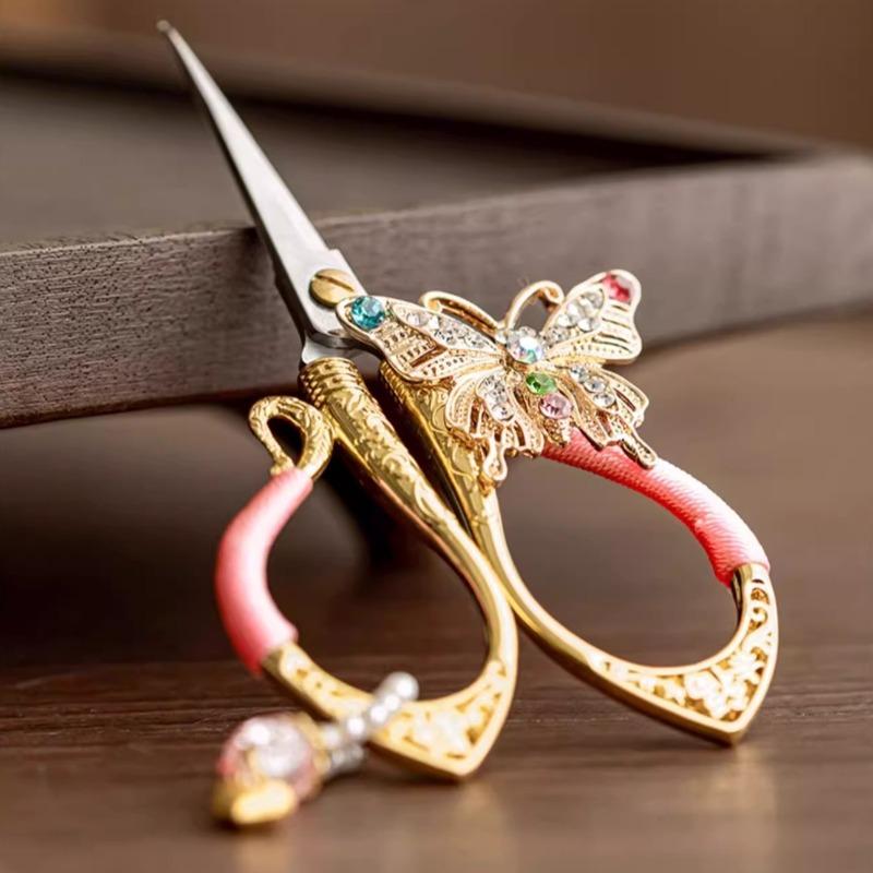 Small Butterfly Tea Scissors Premium Tea Ceremony Accessory for Home Use