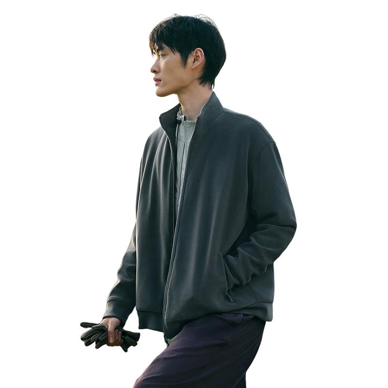 Hodo Men s Infrared Heating Fleece-Lined Jacket L