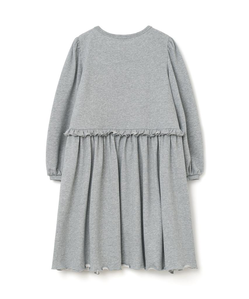 Milo Woman Puff Sleeve Jersey Dress [Melange Grey]