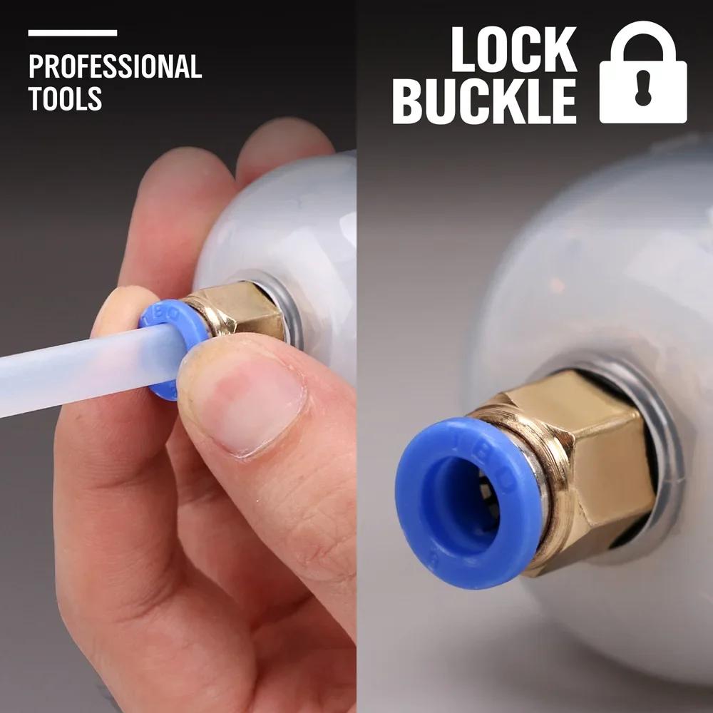 Multi-Use Manual Fluid Extractor for Oil Brake Fuel Transfer Portable Automotive Vacuum Pump Tool
