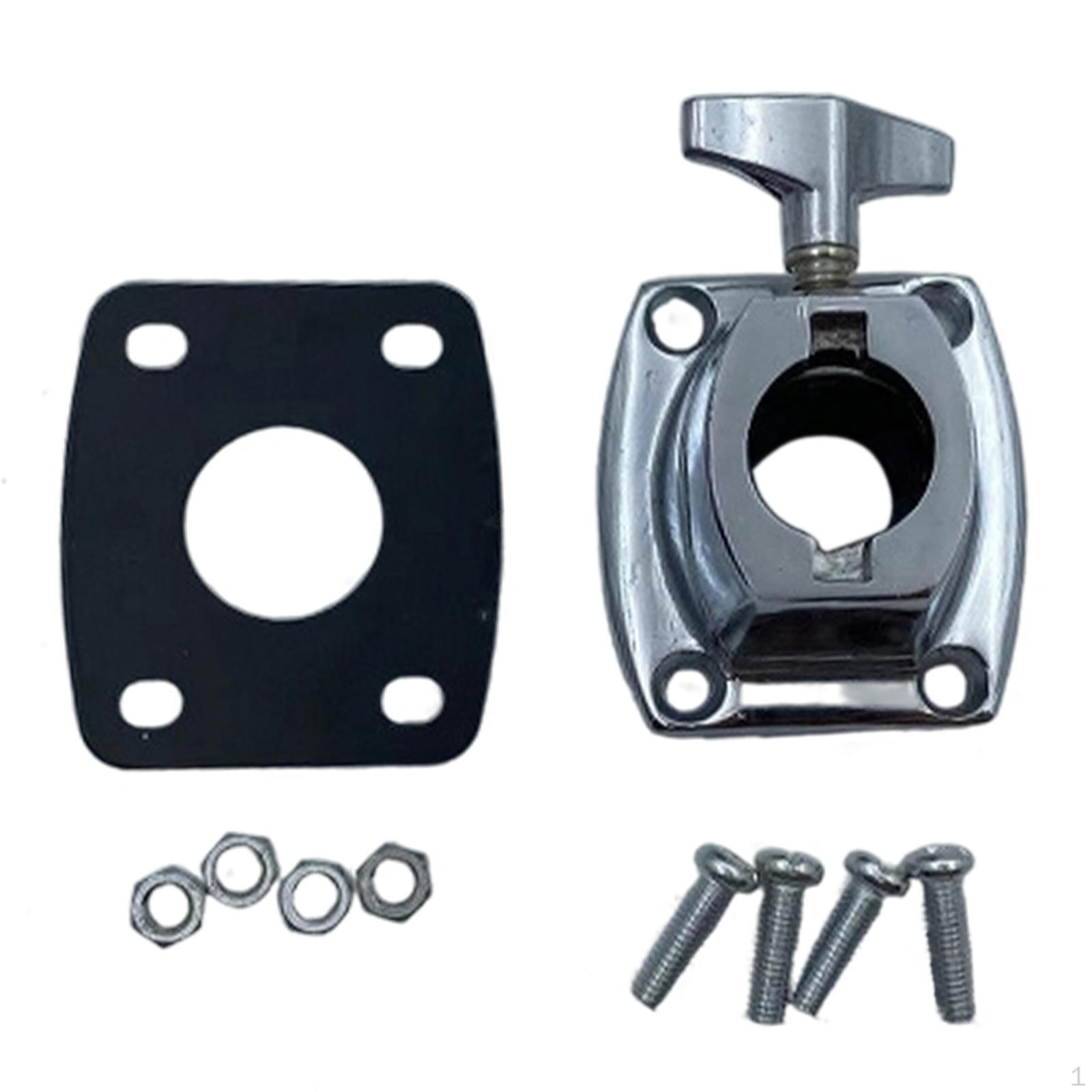 Основание для стойки барабана, зажим для крепления тома, тарелки, прочная металлическая запасная часть 3.5cmx5.1cm