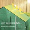 Greenhouse Cover Replacement Walk-in PE Hot House Cover with Roll-up Door and Windows, 140 x 73 x 190cm, Green