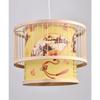 Chinese Style Bamboo Chandelier Patterned Bamboo Art Pendant Lamp Shade Antique Hanging Light with