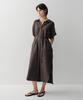 Ia Mallow Linen Shirt Dress (Brown)