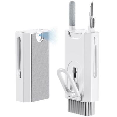 Czyścik Wielofunkcyjny Zestaw Do Czyszczenia Ekranu Klawiatury Alogy Cleaner Set 8W1 Do Telefonów Komputerów Biały