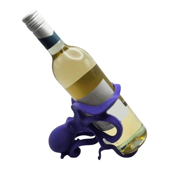 Stojan na víno Chobotnice Stojan na vystavení vína pro Červené Bílé Whisky Domácí bar s námořní tématikou Dekorace Novinka Vinný doplněk