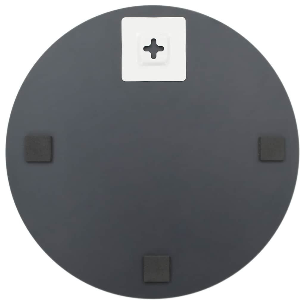 Vidaxl Wall Mirror With LED Lights, Frameless, Round, Glass